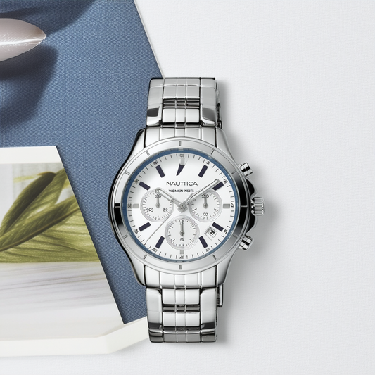 Nautica Women's N13664G NST 07 Multi-Strap Stainless Steel Watch