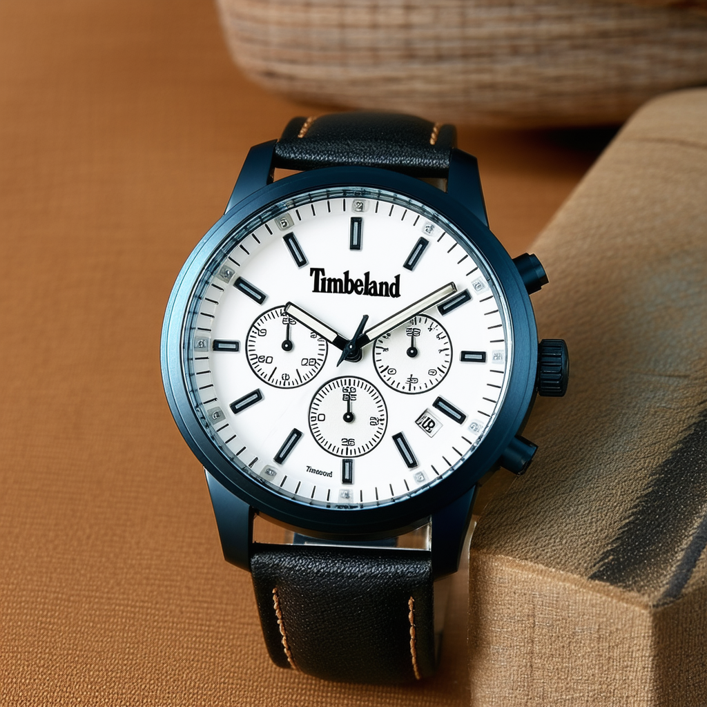 Timberland Men's TBL_13325JPBEB_04 Edgewood Analog Multifunction 3 Hands Day Date Dual Time Watch