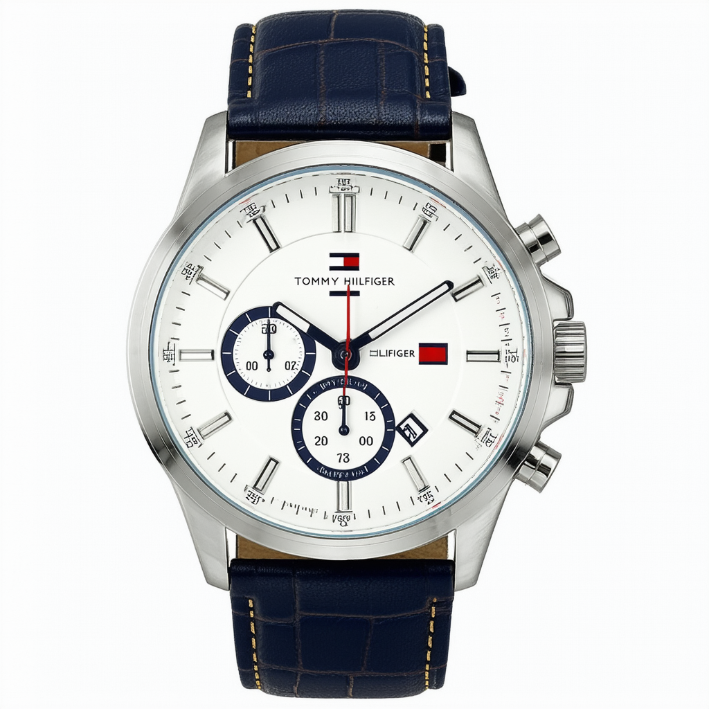 Tommy Hilfiger Men's Leather Collection watch #1710177