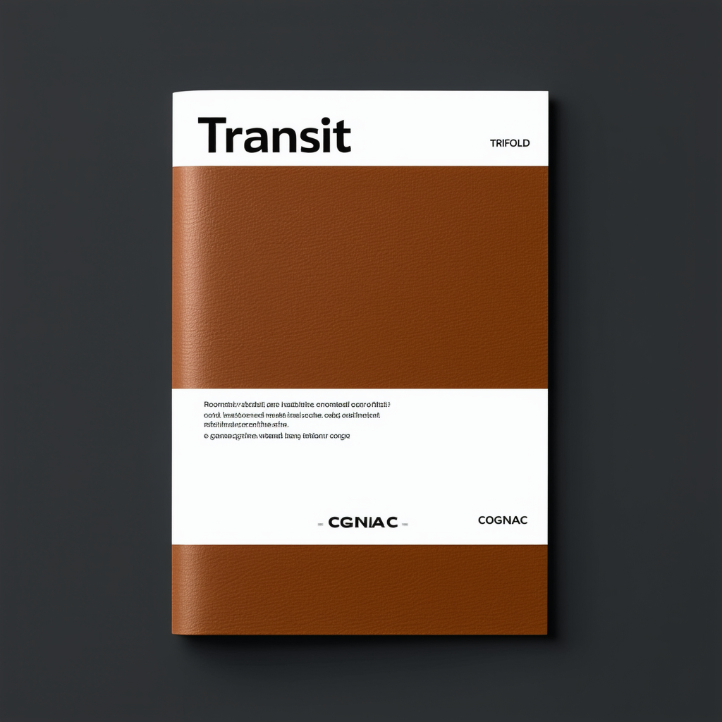 Transit Trifold Color: COGNAC