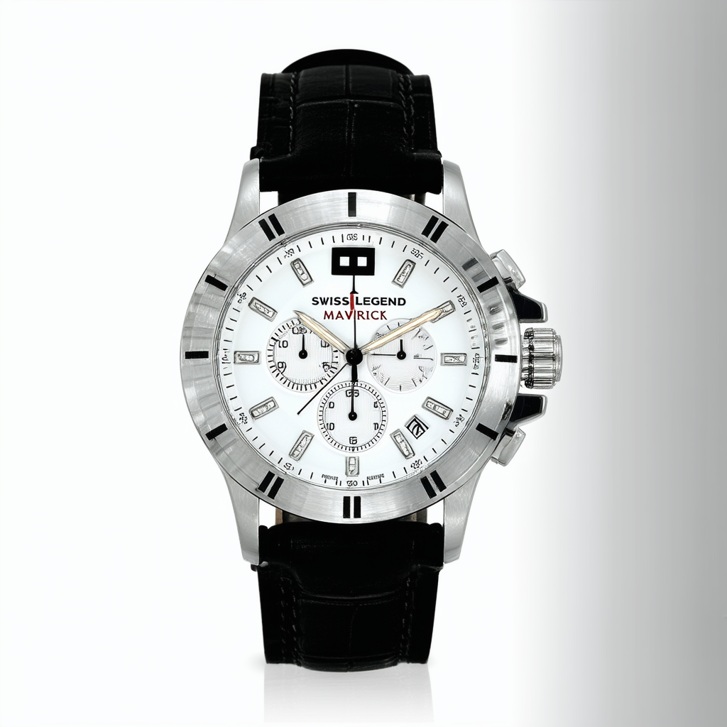 Swiss Legend Men's 40052-02 Maverick White Dial Watch