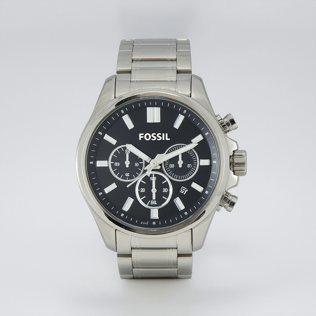 Fossil Mens FS5236 Grant Sport Chronograph Stainless Steel Watch
