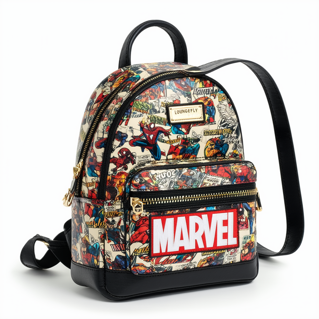 Loungefly Marvel Tattoo Flash Mini Backpack
