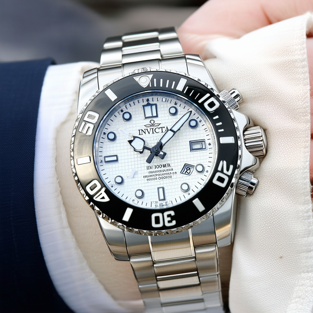Invicta Men's 80040 Pro Diver Analog Display Swiss Quartz Silver Watch