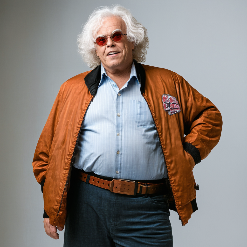 Plus Size Back to the Future II Doc Brown Costume