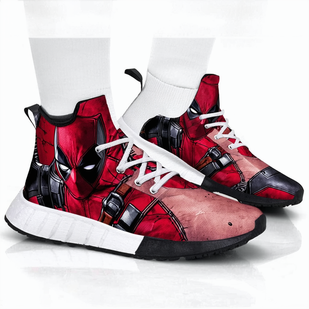 Marvel Deadpool Unisex Dek Shoes Unique Novelty Gift for Birthday Christmas