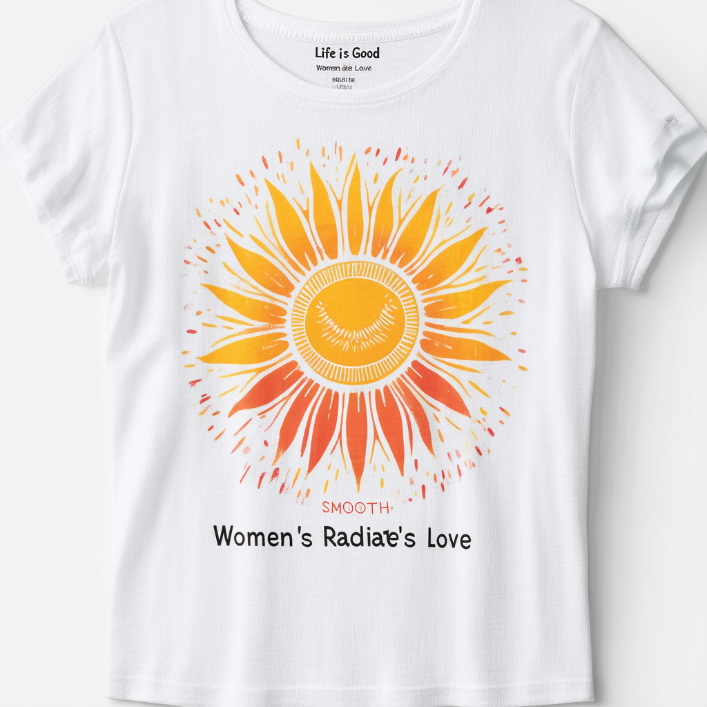 Life is Good Women's Radiate Love Smooth Tee