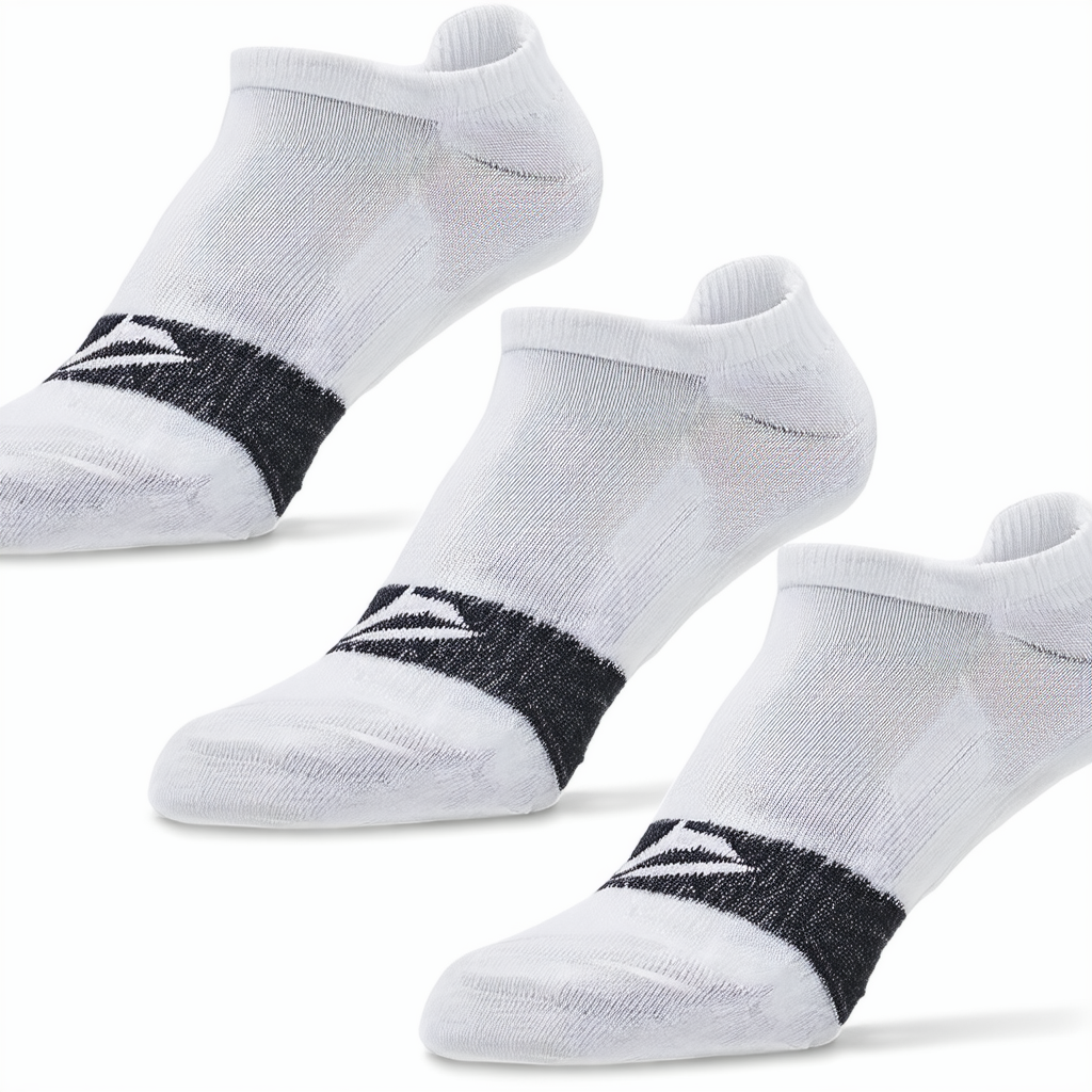 Reebok Men's 3 Pack Performance Comfort Low Cut Socks