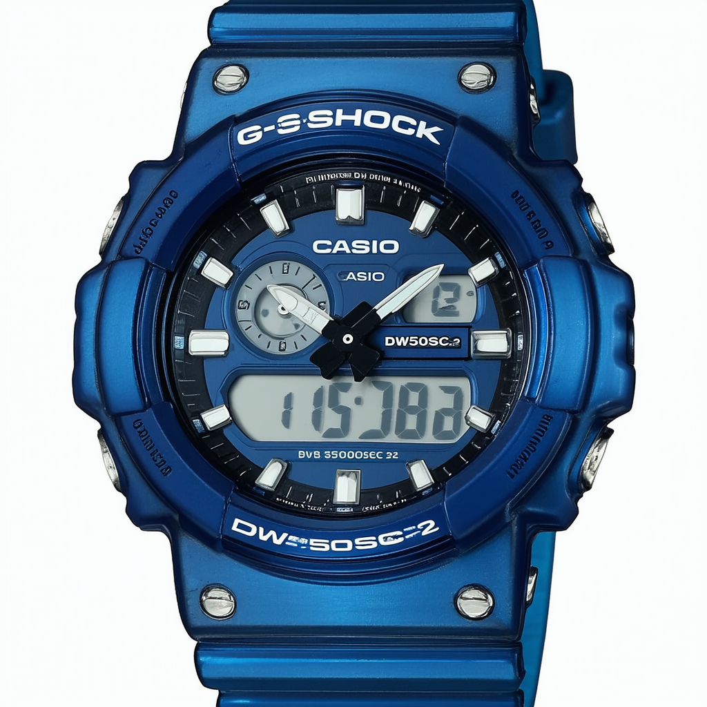 Casio DW5600SC-2 G-Shock Men's Watch Blue 43mm Resin