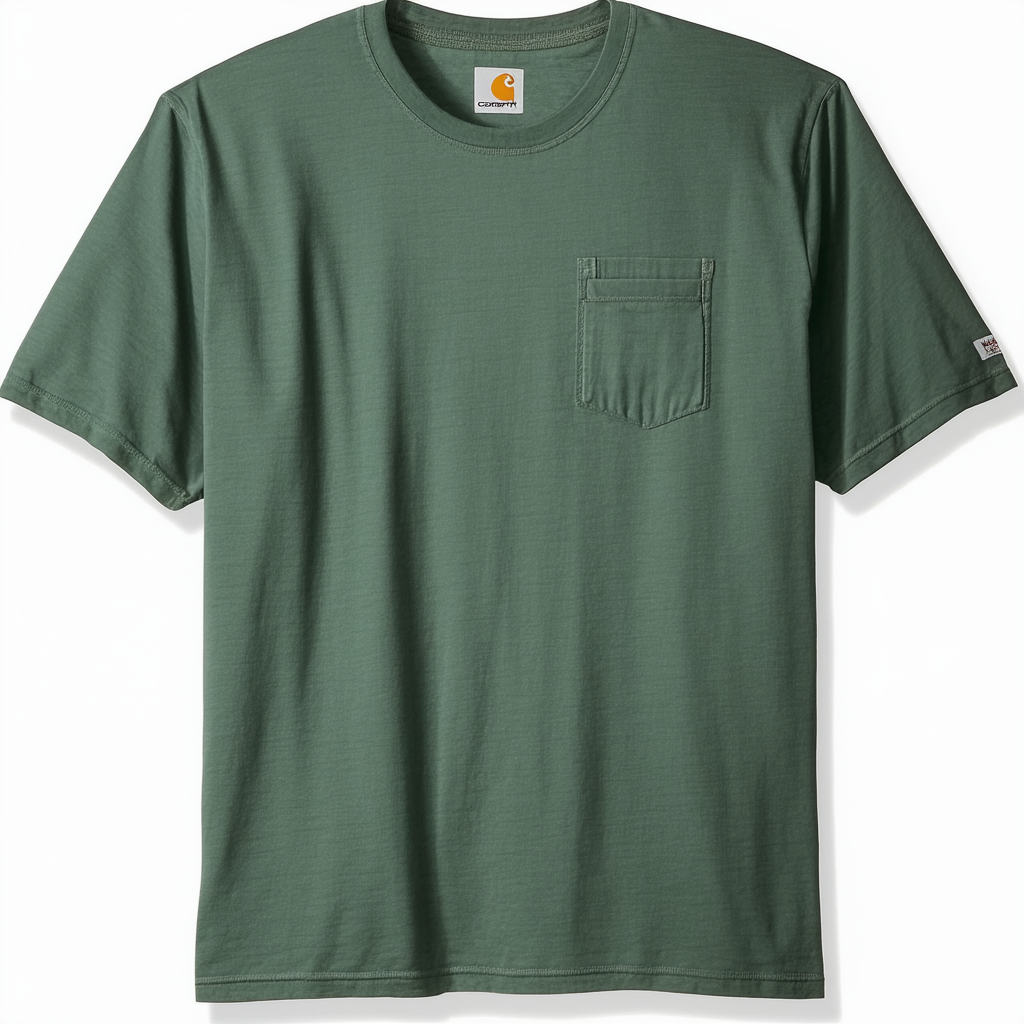 Carhartt Men's Big & Tall Ringspun Non Pocket Short Sleeve T-Shirt Relaxed Fit
