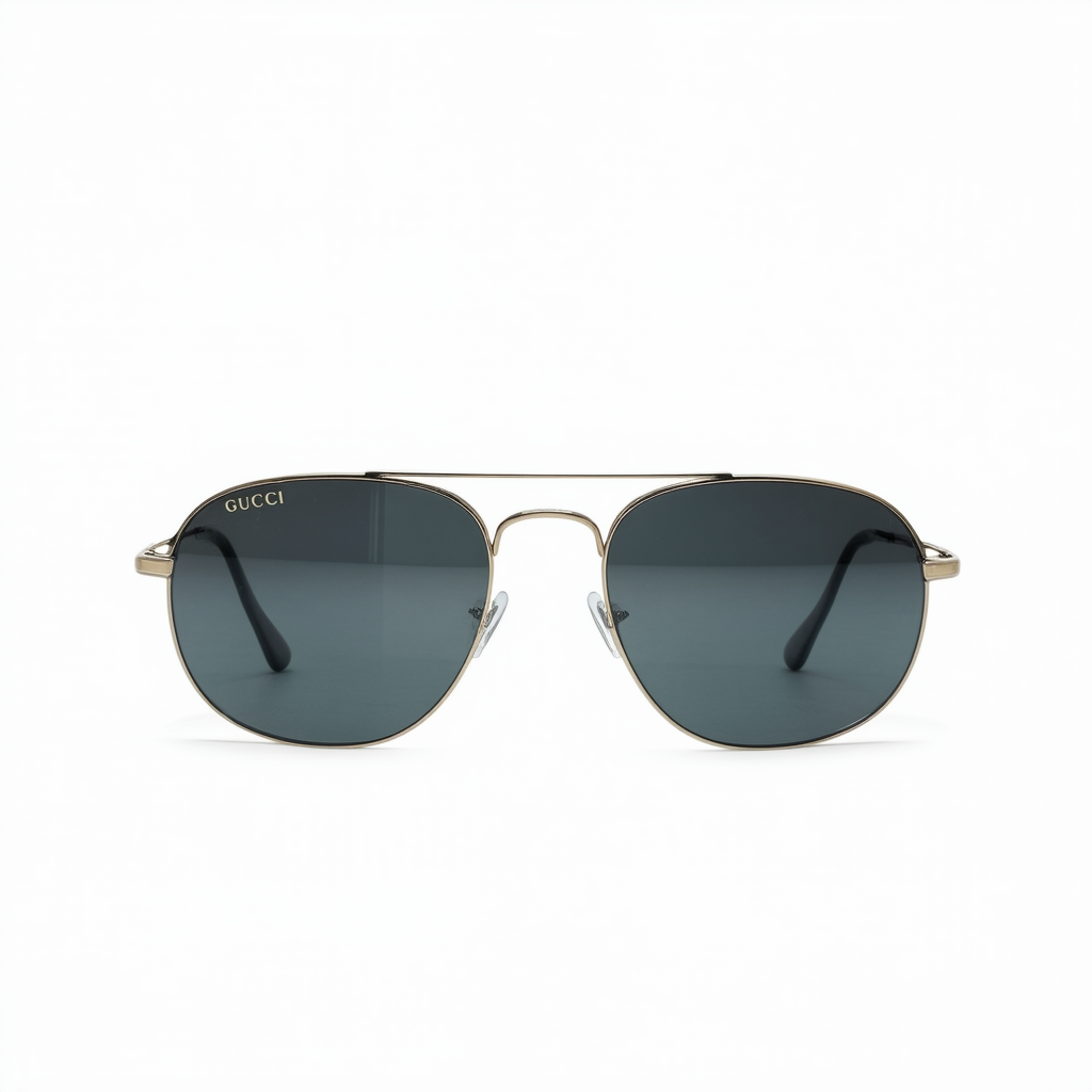 Gucci 0365s 002 Gold Silver Metal Sunglasses