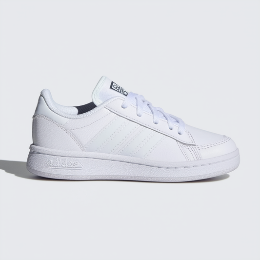 adidas Girl's VL Court 2.0 Tennis Sneaker 4 M US