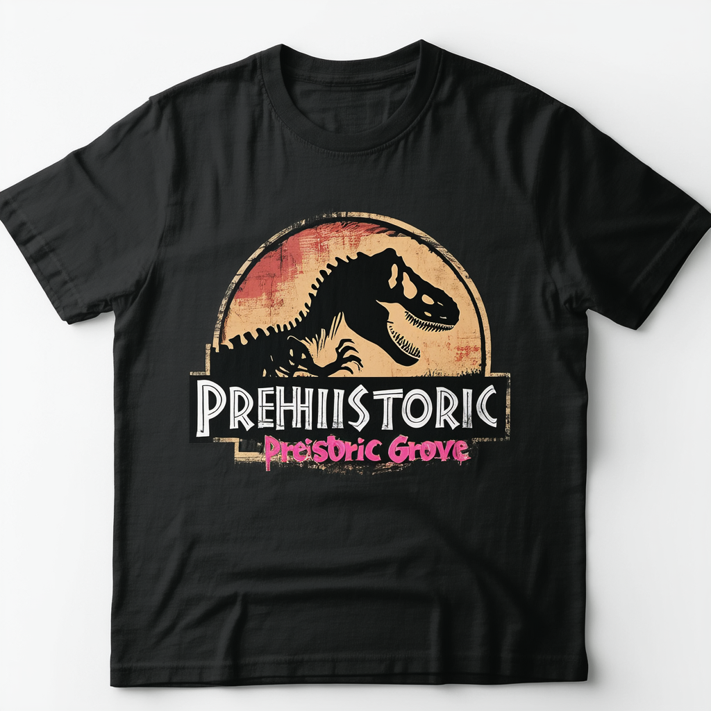 Jurassic Park Prehistoric Groove Unisex Adult T Shirt