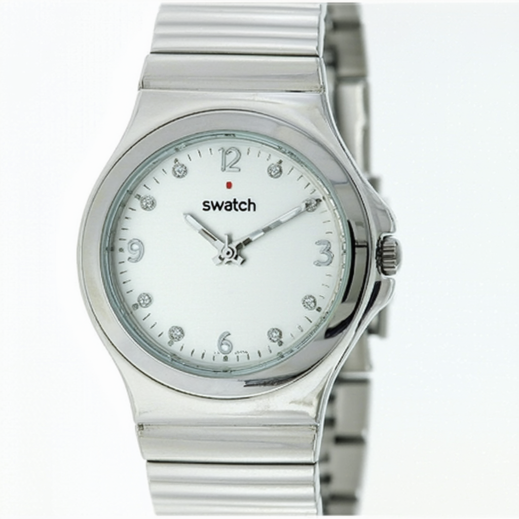 swatch Women's SFK356G Quartz Stainless Steel Silver Dia Casual Watch