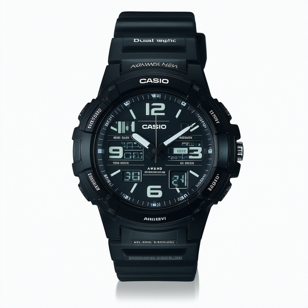 Casio Men's AW48H-1BV Ana-Digi Dual Time Watch