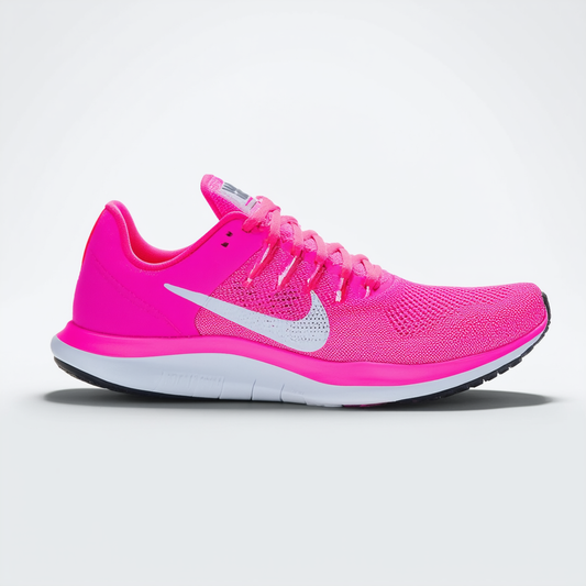 Nike Womens Flex Trainer 5 Running Shoe, Fuchsia/White/Hyper Pink - 6.5 B(M) US