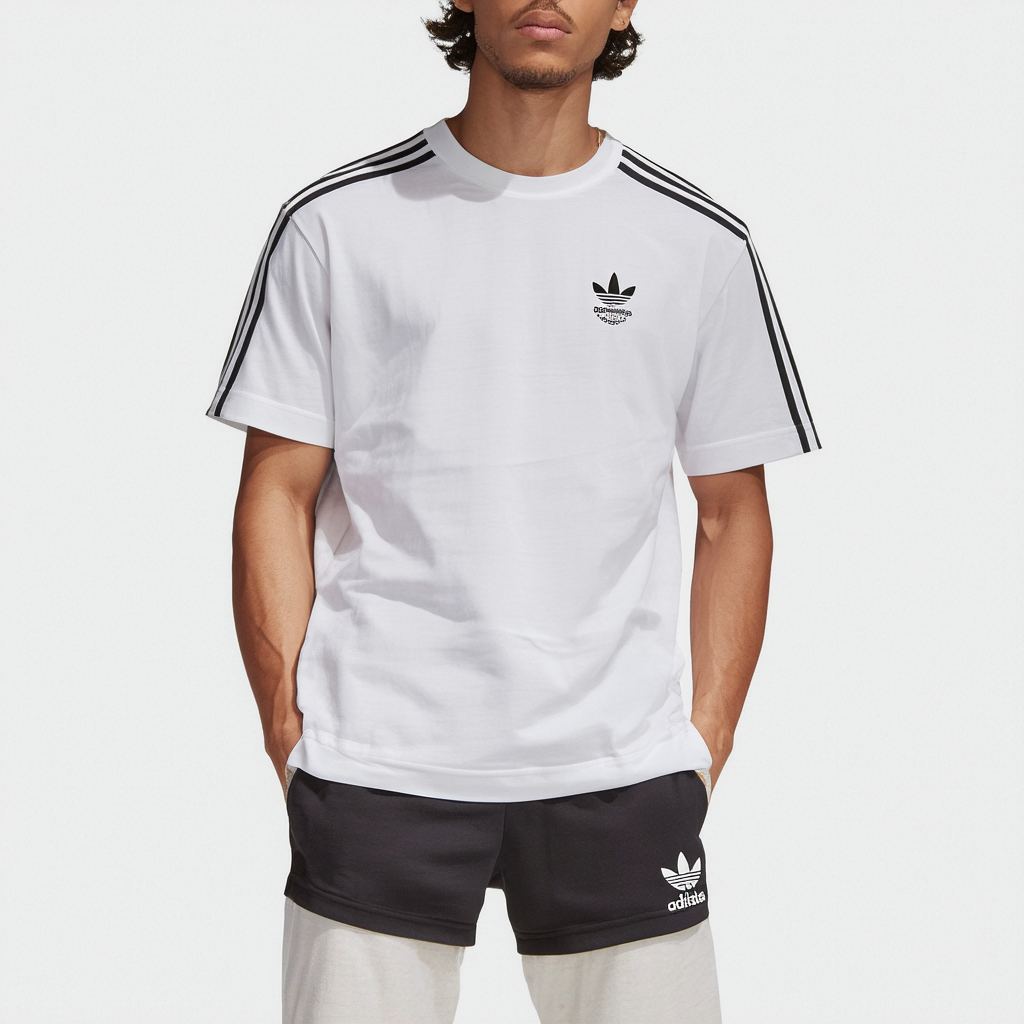 adidas Originals Men's Circle Trefoil Shorts Sleeve Tee