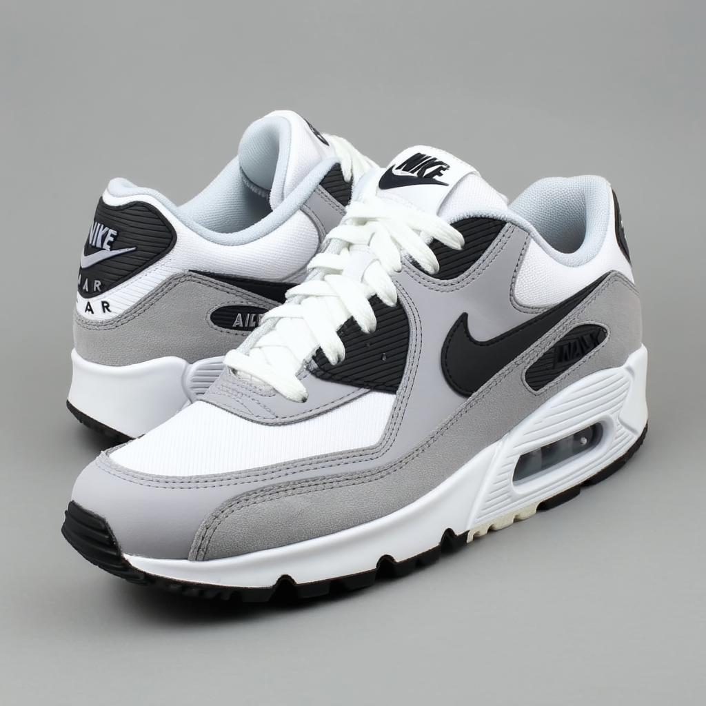 Nike Air Max 90 Premium Women's Shoe Wolf Grey/Sail 443817-011 (9.5 B(M) US)