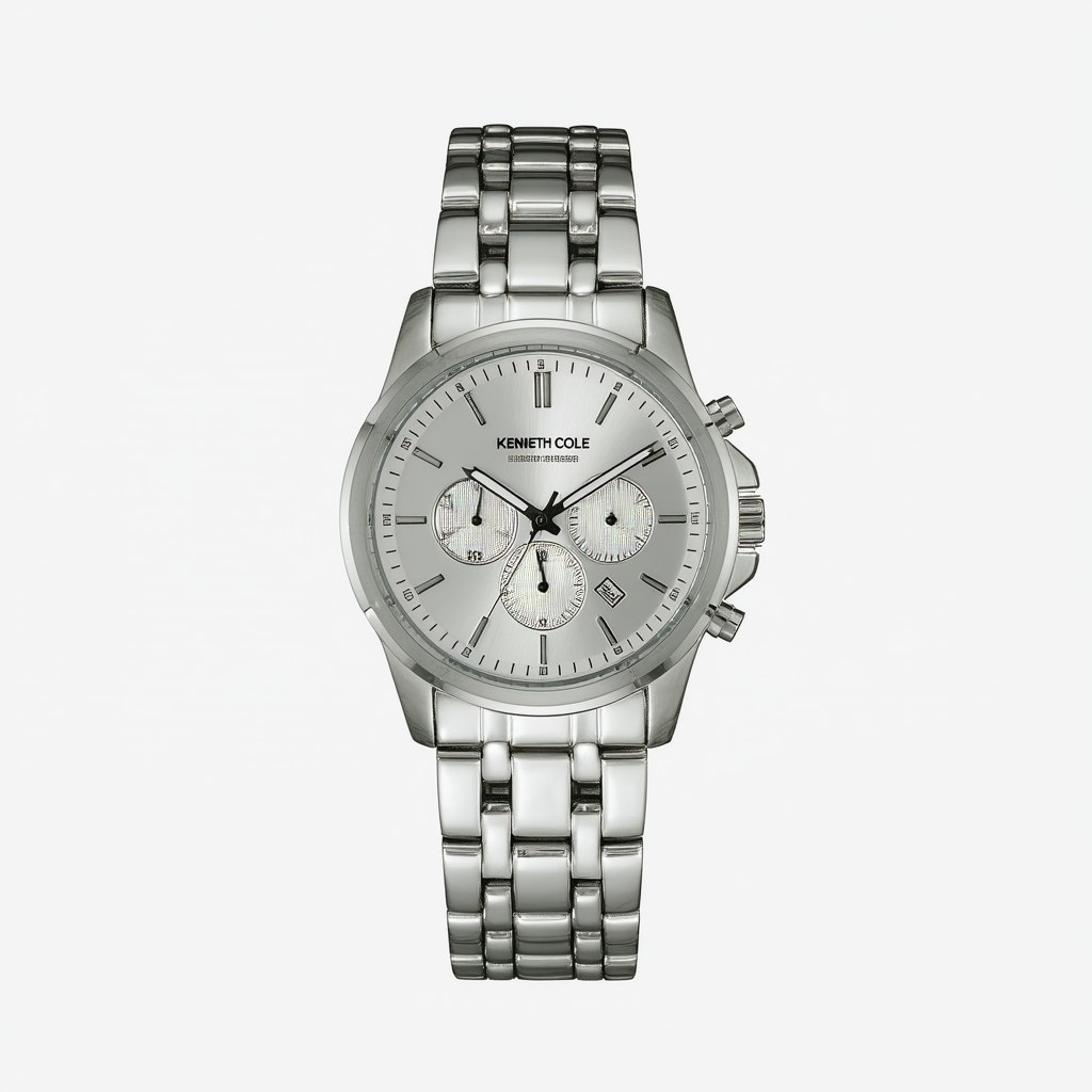 Kenneth Cole Men's KC3140 Reaction Silver-Tone Bracelet Watch