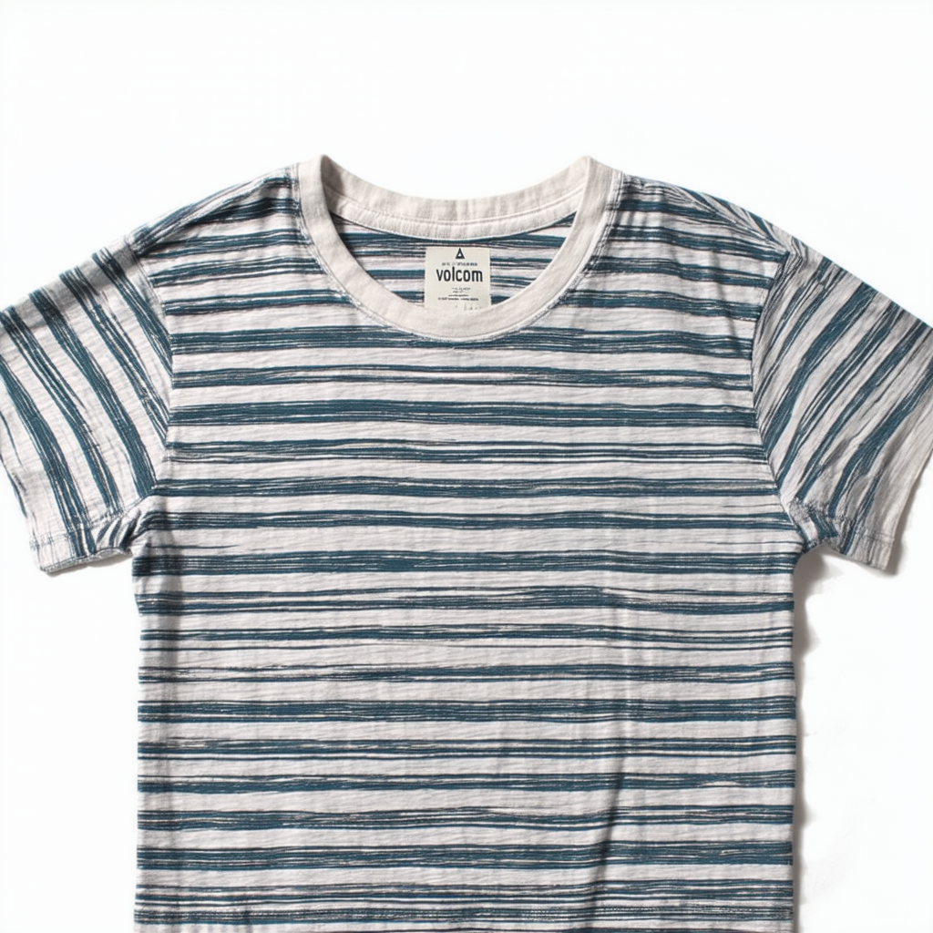 Volcom Juniors' Lived In Striped T-Shirt
