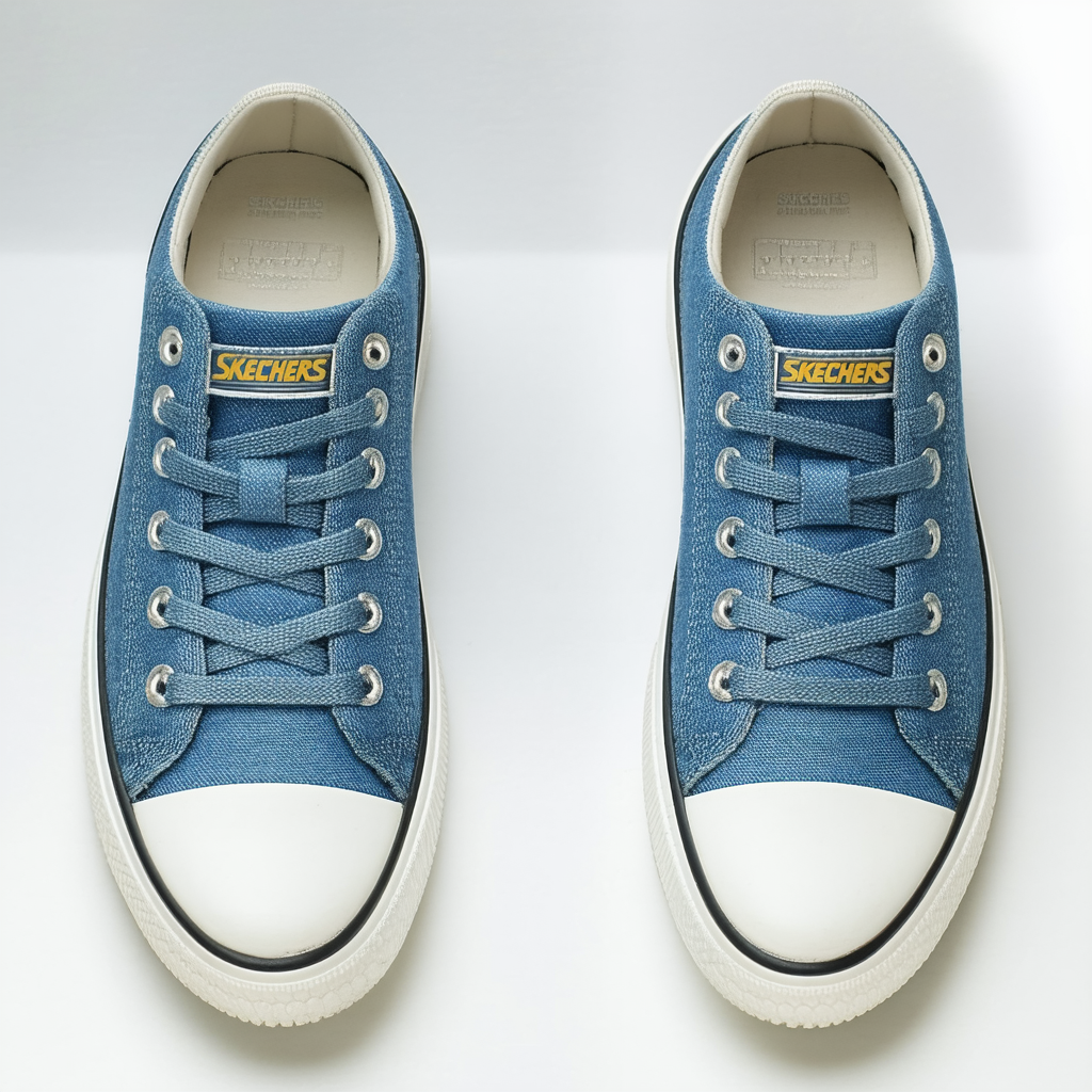 Skechers Women's Street Cleats-Urban Denim Sneaker