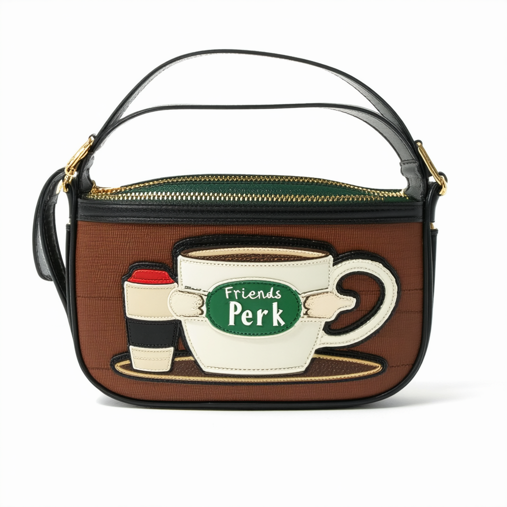 Loungefly Friends Central Perk Mug Figural Crossbody Bag
