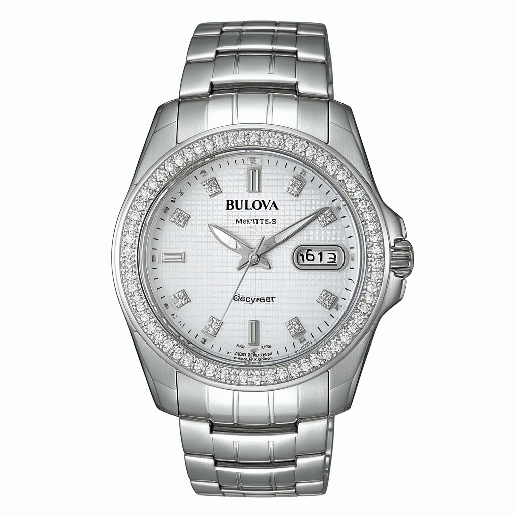 Bulova Men's 96D117 Diamond Dial Watch