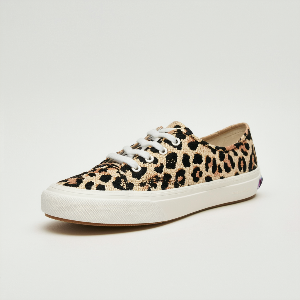 Keds Women's x Kate Spade Triple Kick Embroidered Leopard Sneakers