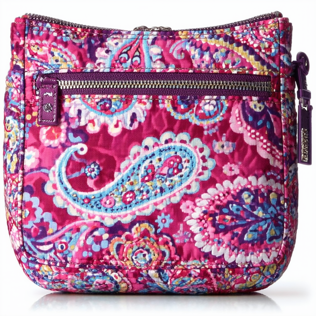 Vera Bradley Mini Hipster Very Berry Paisley Bag Purse