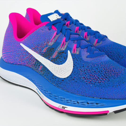 Nike Women's Air Zoom Pegasus 34 Running Shoe MICA Blue/White-Racer Pink-Sport Fuchsia