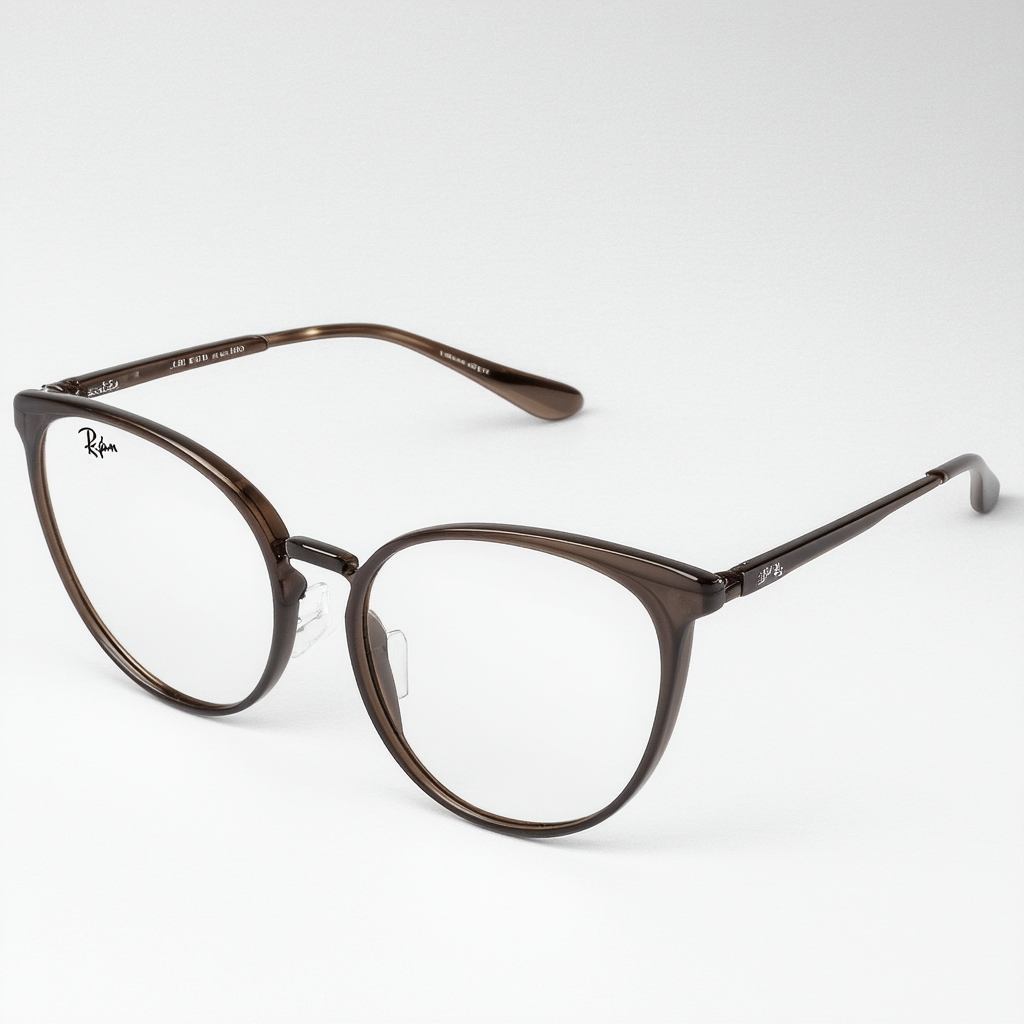Ray Ban RX8582 Eyeglasses-1020 Dark Brown-53mm