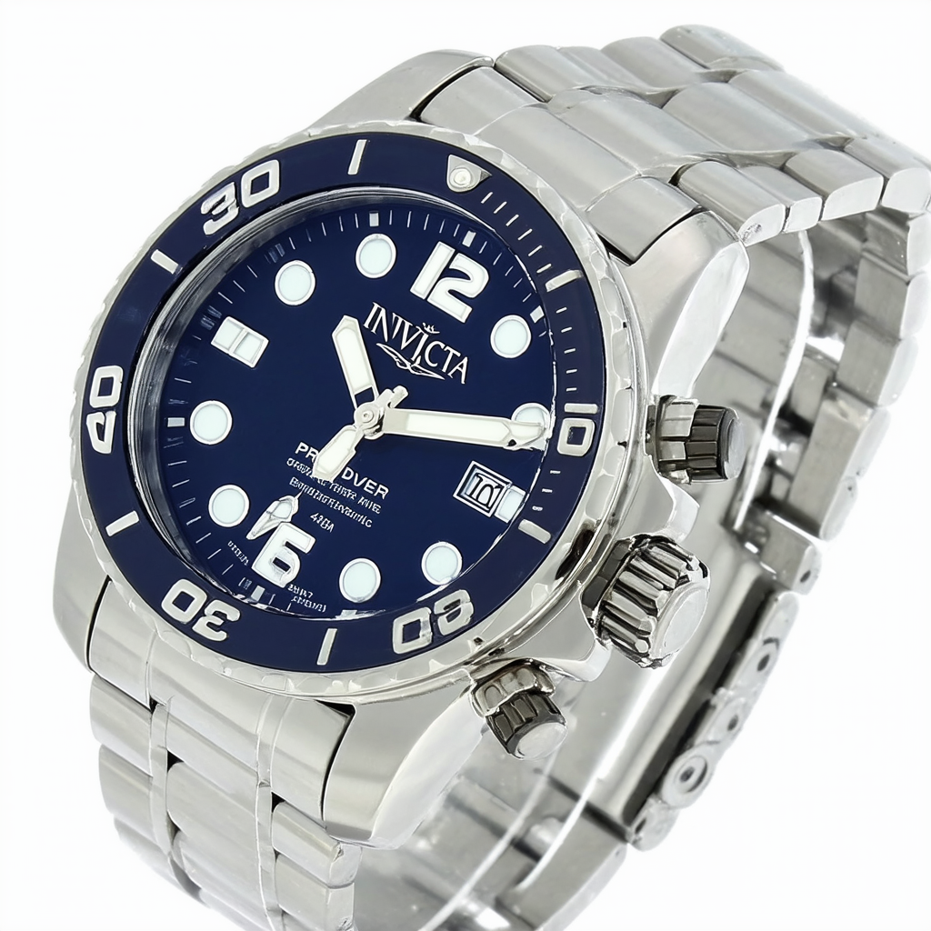 Invicta Men's Pro Diver 44mm Stainless Steel Automatic Watch, Silver (Model: 33502)