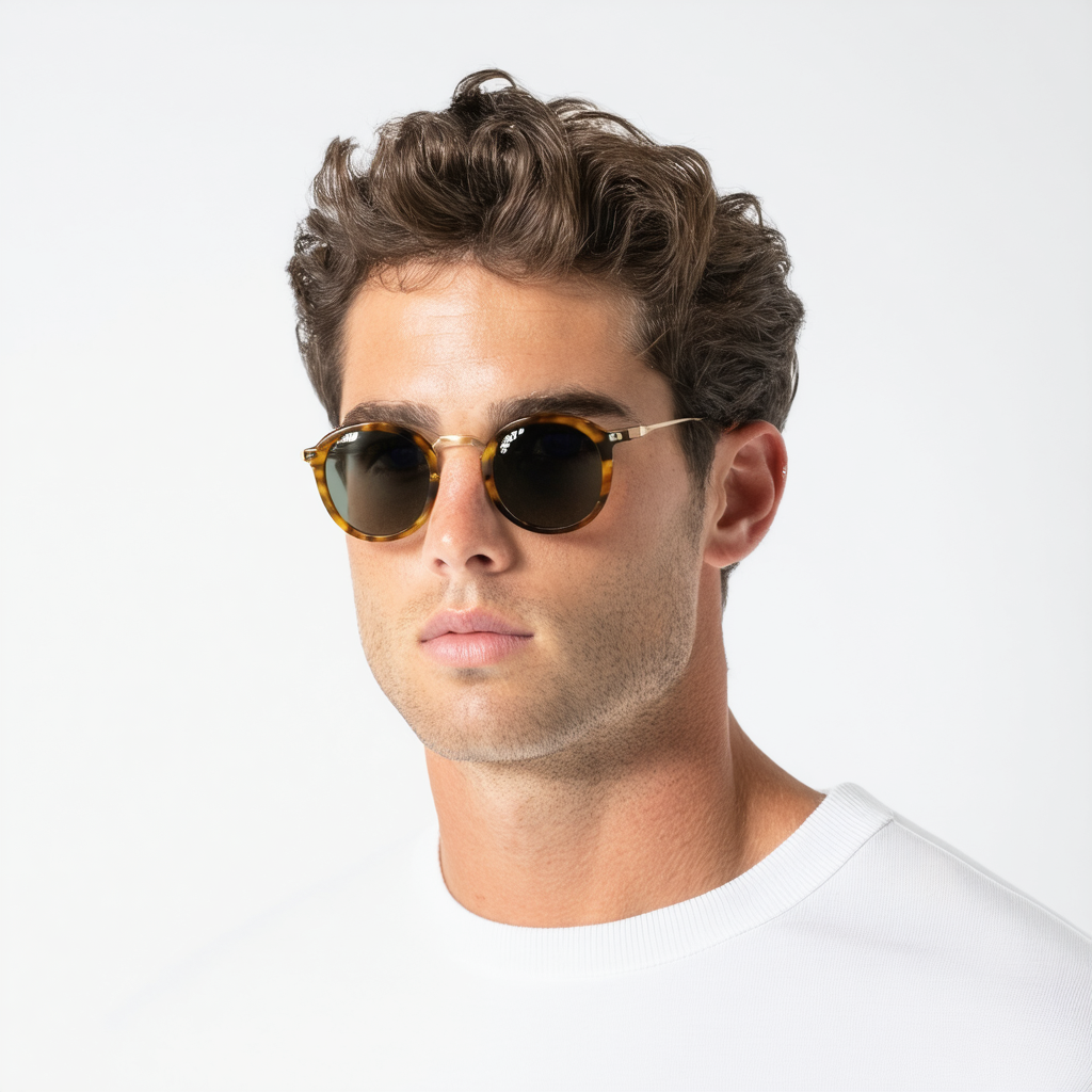 Polo Ralph Lauren Men's Ph4121 Round Sunglasses
