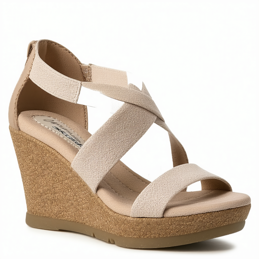 Skechers Women's Parallel Glencoe Wedge Sandal