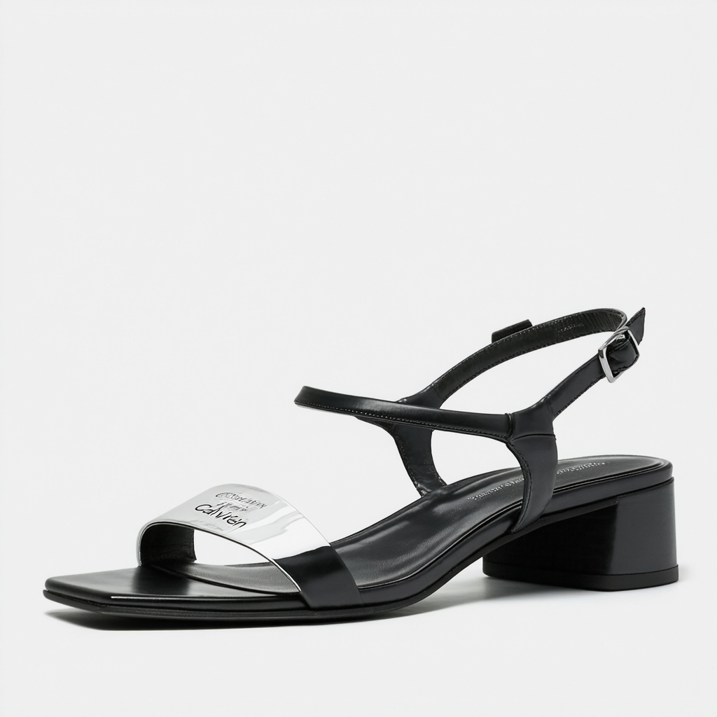 Calvin Klein Unisex-Adult Shantell Heeled Sandal