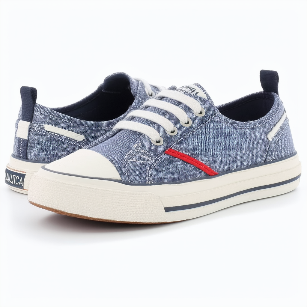 Nautica Millhaven Laceless Canvas Sneaker (Little Kid/Big Kid)