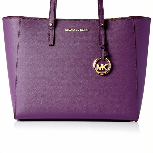 Michael Kors Jet Set Travel Top Zip Tote in Grape