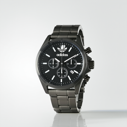 Adidas Aluminum Cambridge Chronograph Black Dial Unisex watch #ADH2577