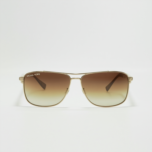 Michael Kors ANTIGUA MK1041 Sunglasses 10148E-60 - Men's, Shiny Pale Gold Frame, MK1041-10148E-60