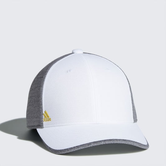 adidas Golf Unisex Collegiate Heather Cap (A625) -White/Dark -One Size