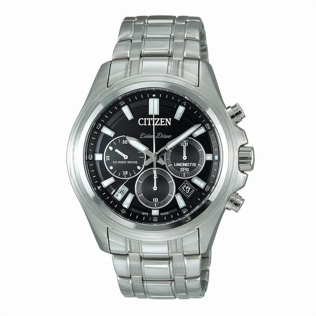 Citizen Men's Drive CA0431-51E HTM 2.0 Eco-Drive Stainless Steel Chronograph Watch