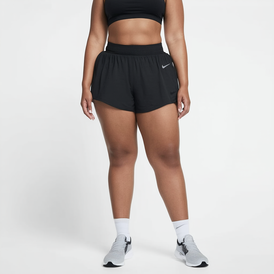Nike Women`s Dri_FIT Plus Size Running Shorts