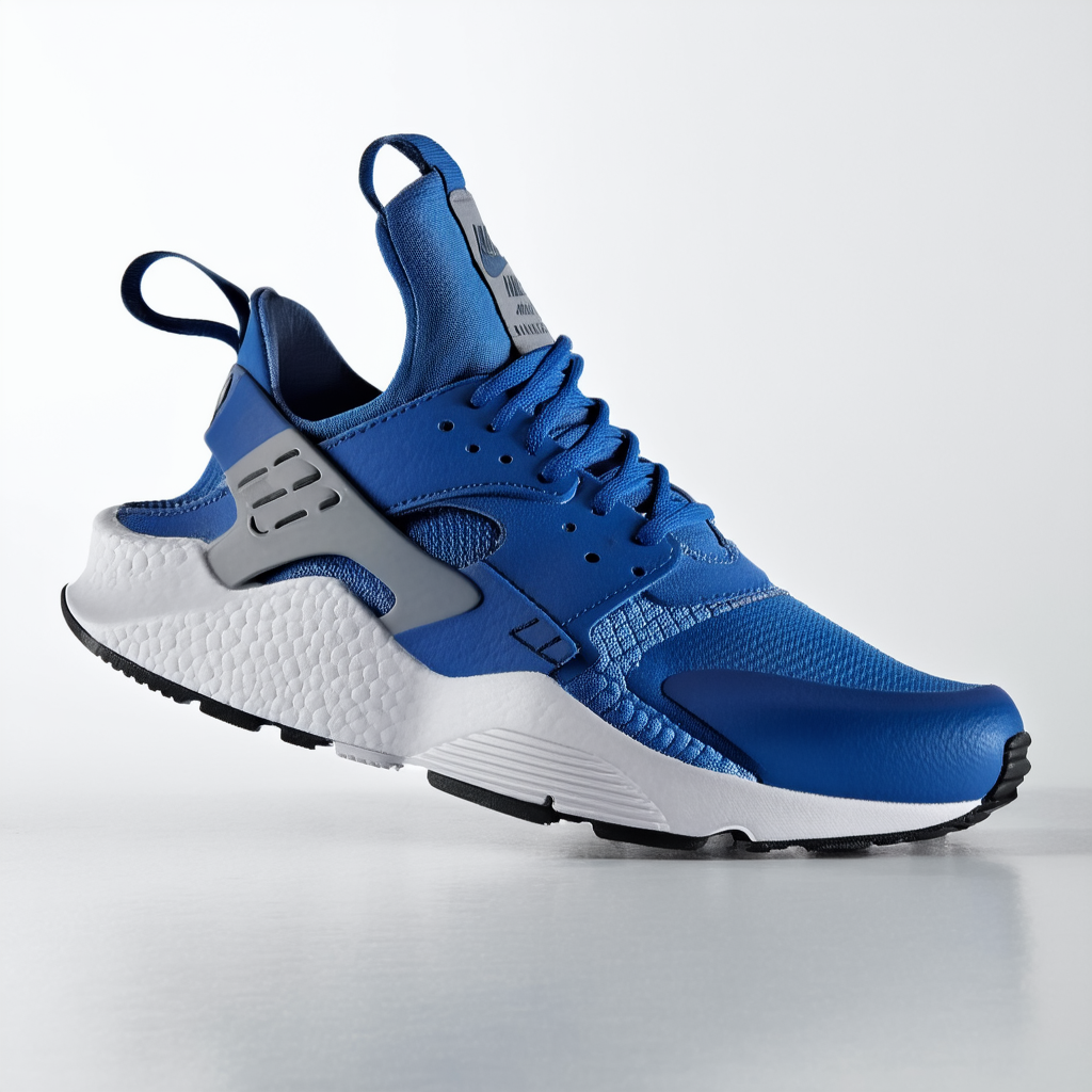 Nike 819151-402 Women's Air Huarache Ultra Running Shoes, Blue Grey/White, 6 M US