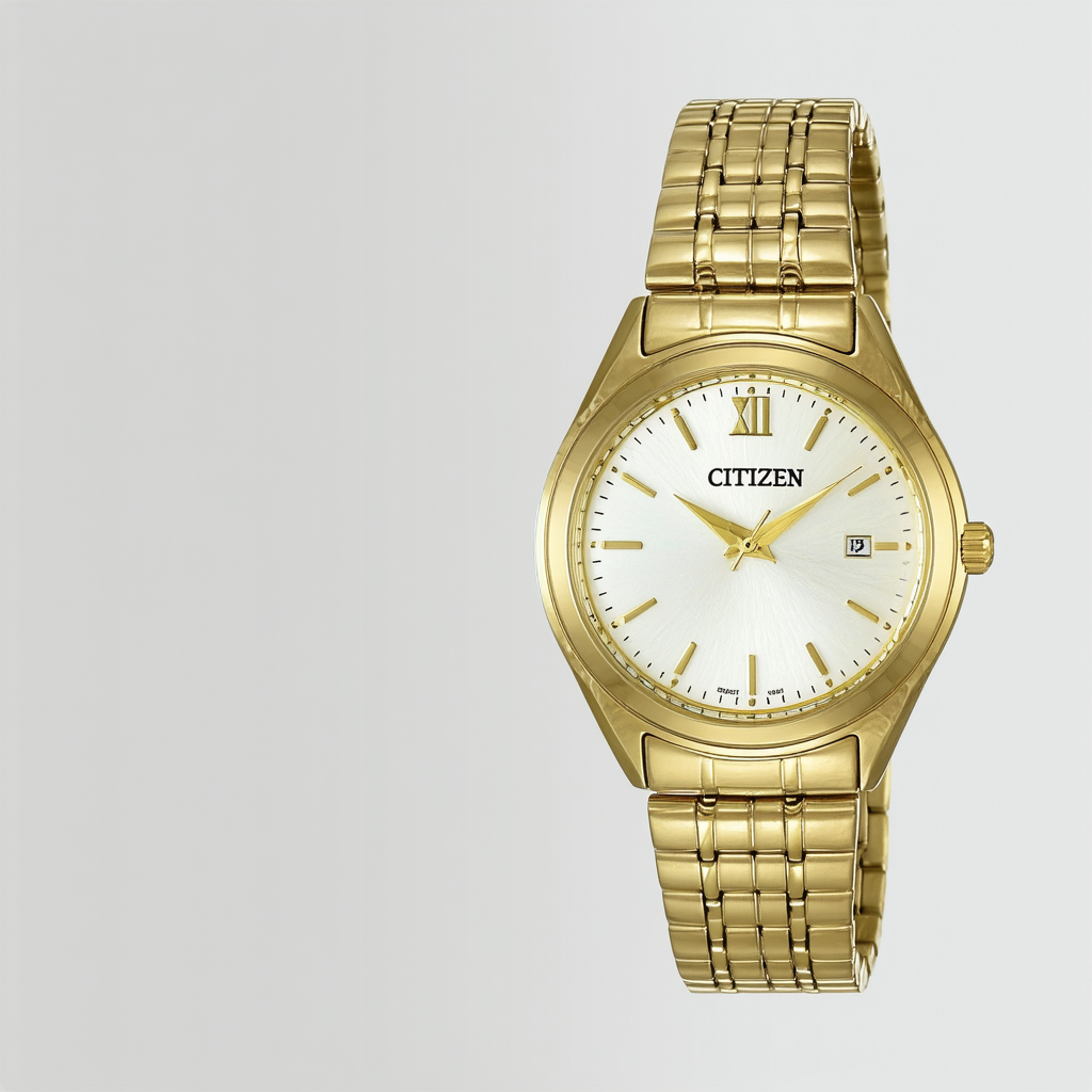 Citizen Women's EW9332-58A Eco-Drive Silhouette Gold-Tone Watch