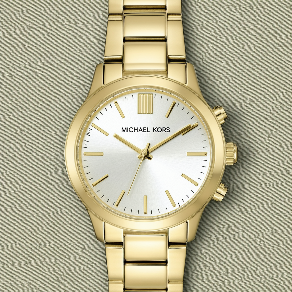Michael Kors Women's MK6627 Runway Analog Display Quartz Gold Watch