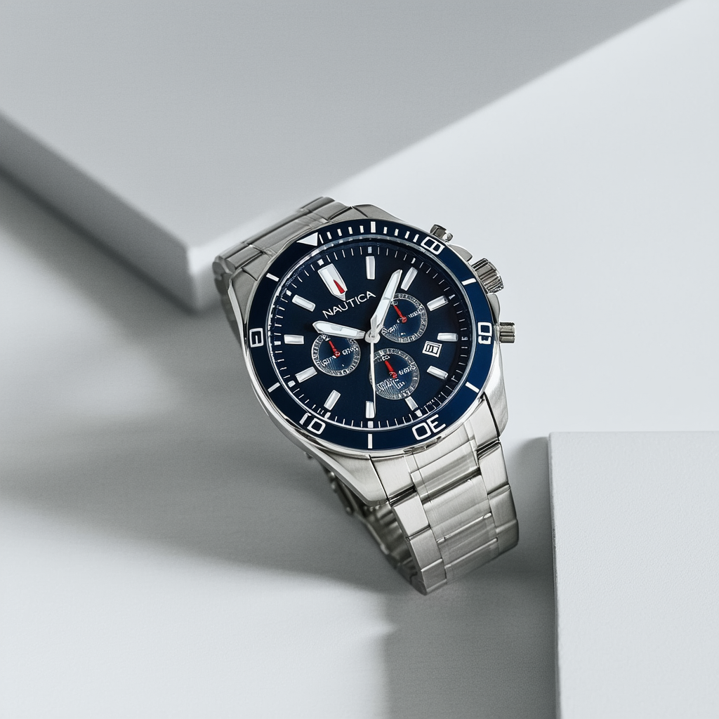 Nautica Men's A23608G NST 401 Stainless Steel Casual Watch