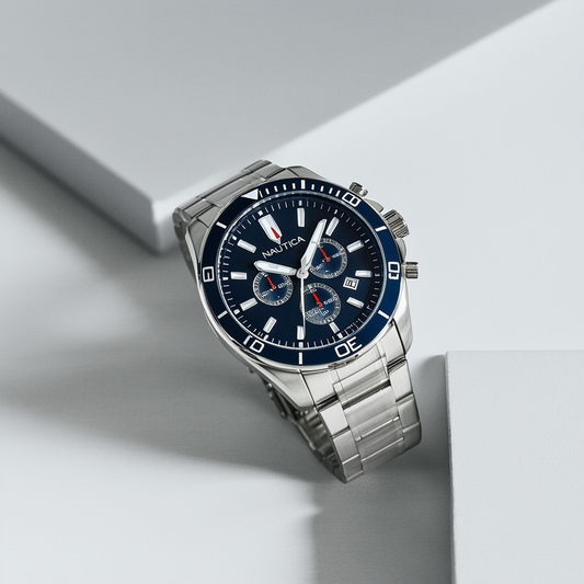 Nautica Men's A23608G NST 401 Stainless Steel Casual Watch