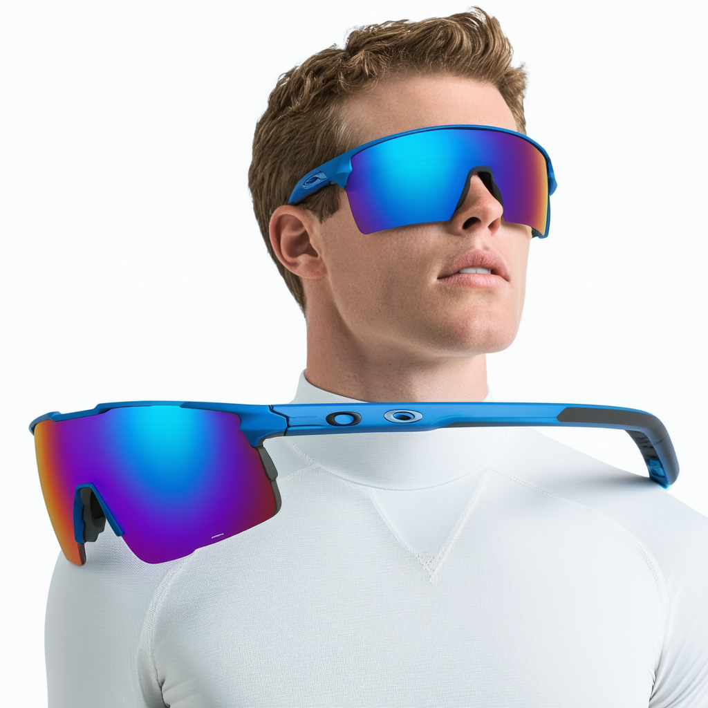 Oakley Men's Oo9411 Straightback Polarized Rectangular Sunglasses, Scenic Blue/Prizm Sapphire, 27 mm