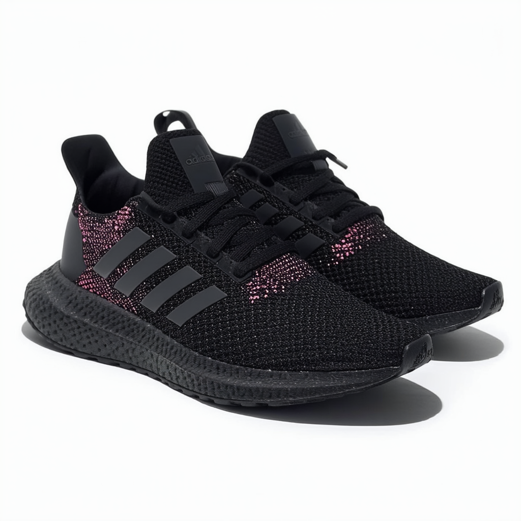 adidas Originals Swift Run X W Black/Black/Pink Tint 8 B (M)