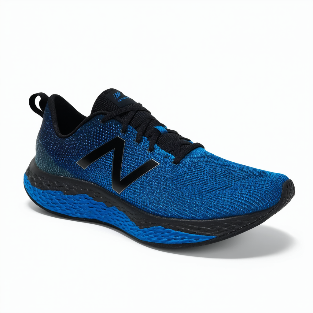 New Balance Men's Fresh Foam Rise V2 Running Shoe, Vision Blue/Black, 12 Wide